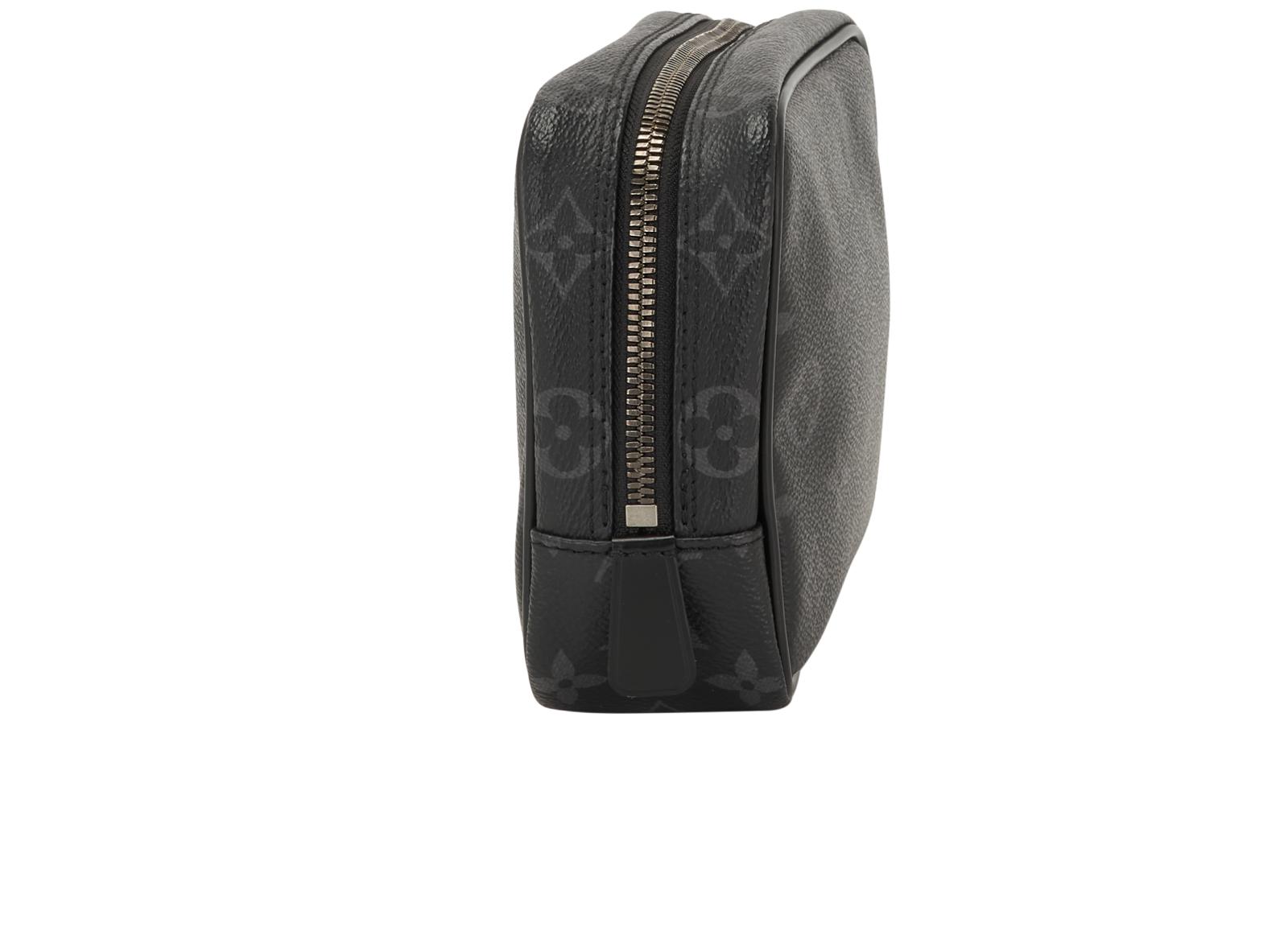 Louis Vuitton Toiletry Pouch PM, &pound;395, Accessories, Black/Grey, Coated Canvas, Bottom view